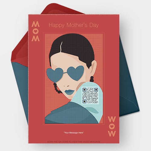 Mother's Day Card - Honoring the Empowered Moms of the Digital Age